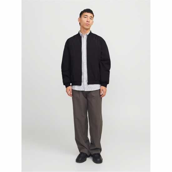 Мъжко Яке Бомбър Jack And Jones Charge Bomber Jacket Mens Black 