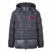 Blood Brother Heavyweight Puffer Jacket Метален сребър Blood Brother Heavyweight Puffer Jacket Метален сребър