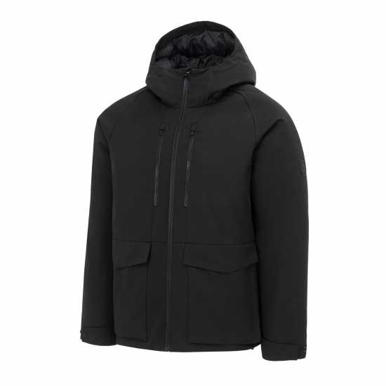 Firetrap Men's Hooded Full Zip 4 Pocket Rain Anorak Firetrap Men's Hooded Full Zip 4 Pocket Rain Anorak