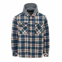 Gelert Мъжко Яке С Качулка Sherpa Hooded Jacket Mens Синьо/Бежово Gelert Мъжко Яке С Качулка Sherpa Hooded Jacket Mens Синьо/Бежово