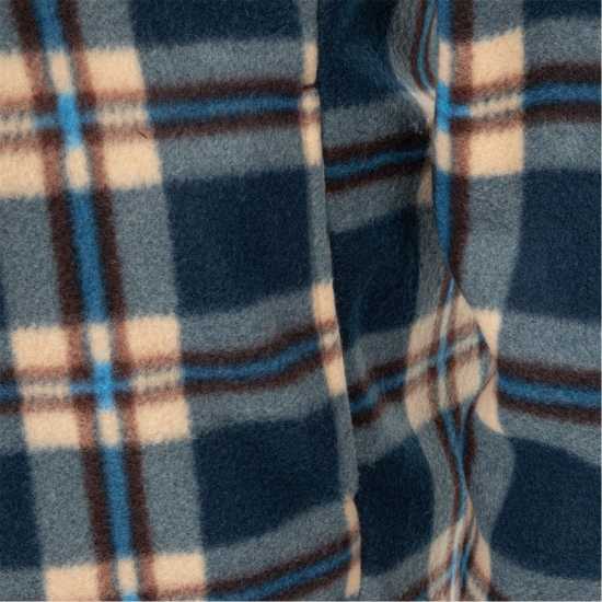 Gelert Мъжко Яке С Качулка Sherpa Hooded Jacket Mens Синьо/Бежово 