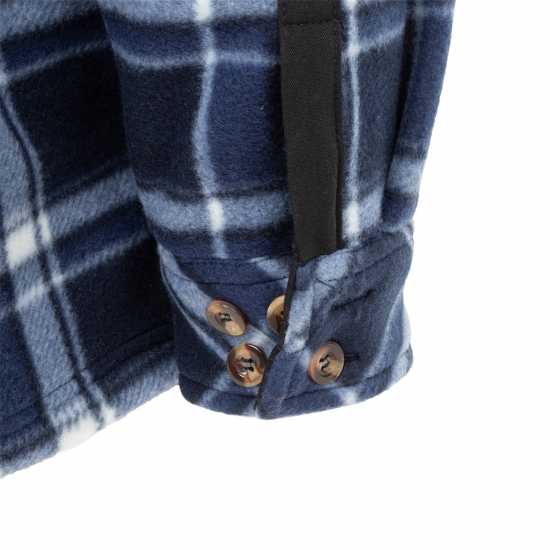 Gelert Мъжко Яке С Качулка Sherpa Hooded Jacket Mens Морско синьо/Бяло 