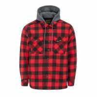 Gelert Мъжко Яке С Качулка Sherpa Hooded Jacket Mens Черно/Червено Gelert Мъжко Яке С Качулка Sherpa Hooded Jacket Mens Черно/Червено