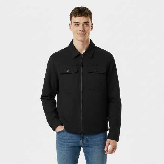 Jack Wills Men's Shire Utility Overshirt Черно 