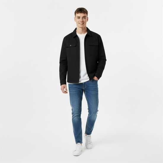 Jack Wills Men's Shire Utility Overshirt Черно 