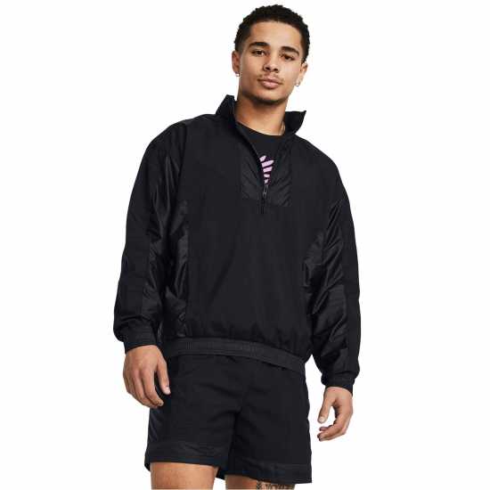 Мъжки якета и палта Under Armour Тъкано Горнище Armour Curry Woven Jacket Training Mens Черно Under Armour Тъкано Горнище Armour Curry Woven Jacket Training Mens Черно Мъжки якета и палта