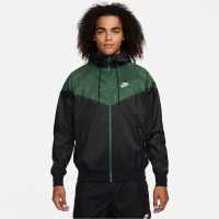 Nike Sportswear Heritage Essentials Windrunner Men's Hooded Jacket Black/Lime Мъжки грейки