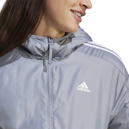 Мъжки якета и палта Adidas Мъжко Яке С Качулка 3 Stripe Essential Hooded Jacket Mens Сиво Adidas Мъжко Яке С Качулка 3 Stripe Essential Hooded Jacket Mens Сиво Мъжки якета и палта