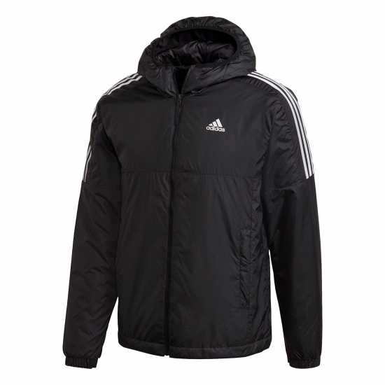 Мъжки якета и палта Adidas Мъжко Яке С Качулка 3 Stripe Essential Hooded Jacket Mens Черно Adidas Мъжко Яке С Качулка 3 Stripe Essential Hooded Jacket Mens Черно Мъжки якета и палта