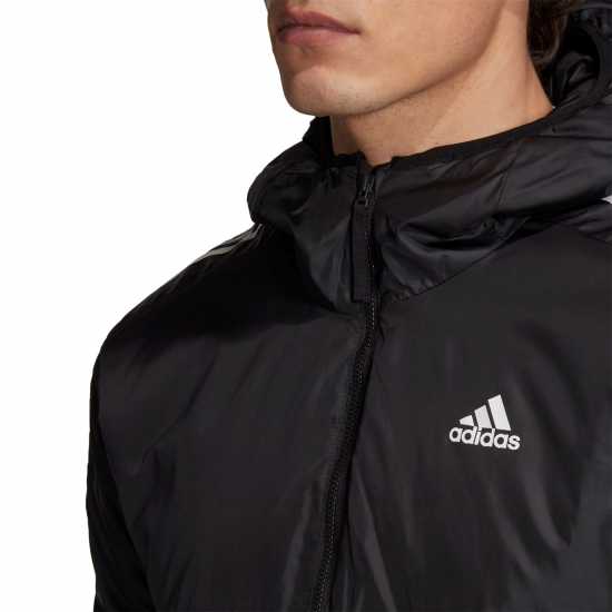 Adidas Мъжко Яке С Качулка 3 Stripe Essential Hooded Jacket Mens  Мъжки грейки