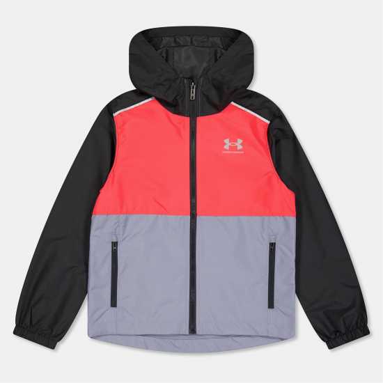 Детски якета и палта Under Armour Детско Яке Windbreaker Jacket Juniors Black/Red Under Armour Детско Яке Windbreaker Jacket Juniors Black/Red Детски якета и палта
