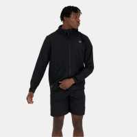 Peaceful Hooligan Men's Cannon Water Resistant Full Zip Rain Anorak Black 