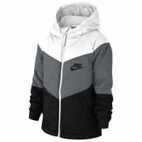 Nike Яке Момчета Nsw Filled Jacket Junior Boys Димно сиво Детски якета и палта
