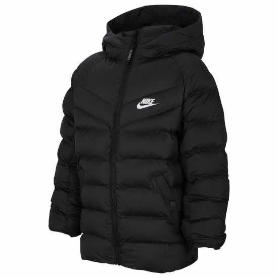 Nike Loose-Fit Puffer Jacket Juniors Черно 