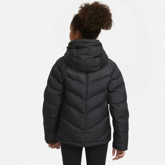Nike Loose-Fit Puffer Jacket Juniors Черно 