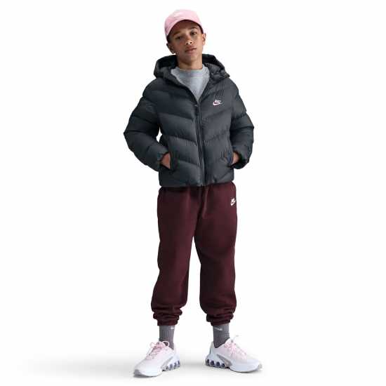 Nike Детско Яке Nsw Filled Jacket Junior Black/Pink Детски якета и палта