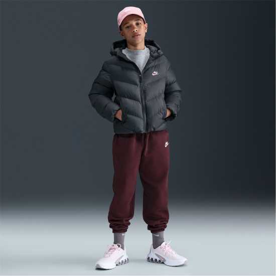 Nike Детско Яке Nsw Filled Jacket Junior Black/Pink Детски якета и палта