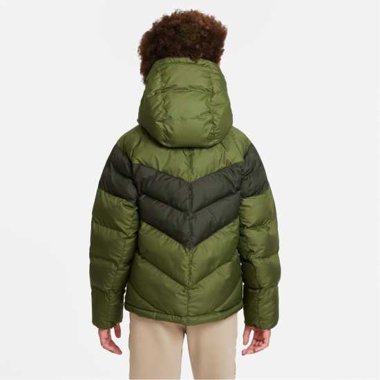 Nike Детско Яке Nsw Filled Jacket Junior Green/White Детски якета и палта