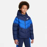Nike Детско Яке Nsw Filled Jacket Junior Navy/Royal Детски якета и палта