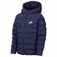 Nike Яке Момчета Nsw Filled Jacket Junior Boys Navy Детски якета и палта