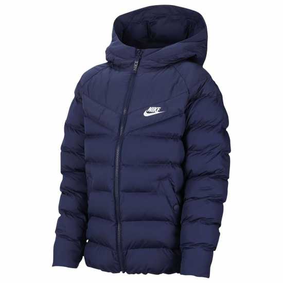 Nike Яке Момчета Nsw Filled Jacket Junior Boys Navy Детски якета и палта