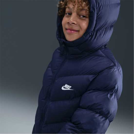 Nike Яке Момчета Nsw Filled Jacket Junior Boys Navy Детски якета и палта