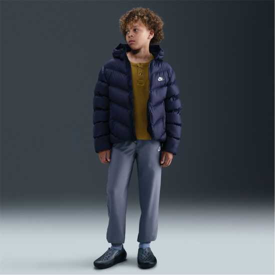 Nike Яке Момчета Nsw Filled Jacket Junior Boys Navy Детски якета и палта