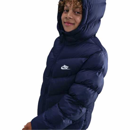 Nike Яке Момчета Nsw Filled Jacket Junior Boys Navy Детски якета и палта