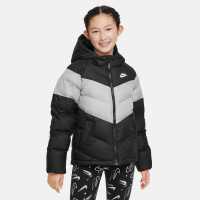 Nike Детско Яке Nsw Filled Jacket Junior Black/Gry Smoke Детски якета и палта