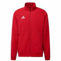 Adidas Мъжко Спортно Горнище Core 18 Track Jacket Mens Red/White Мъжки грейки