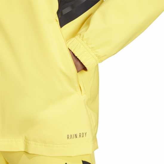 Adidas Men's Juventus Rain.rdy Long Sleeve 2023 2024 Slim Fit Rain Anorak  