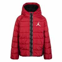 Пухено Яке Air Jordan Faux Down Jacket Gym Red Детски якета и палта