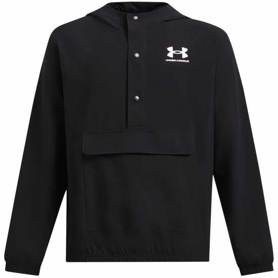 Under Armour Спортен Екип Момчета Armour Ua B Icon Woven Anorak Training Jacket Boys Black Детски якета и палта