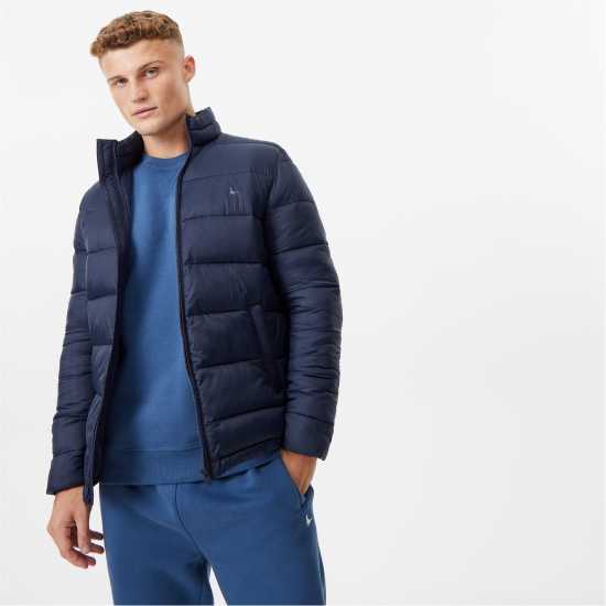 Jack Wills Kershaw Lightweight Puffer Jacket Морска синьо Jack Wills Kershaw Lightweight Puffer Jacket Морска синьо