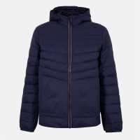 Jack And Jones Junior&junior Sprint Medium Puffer Jacket Нави блейзър