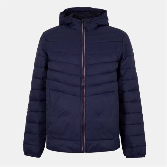 Jack And Jones Junior&junior Sprint Medium Puffer Jacket Нави блейзър 