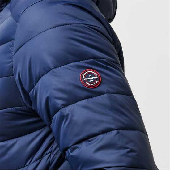 Jack And Jones Junior&junior Sprint Medium Puffer Jacket Нави блейзър 