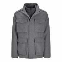 Jack And Jones Men's Alex Field Jacket Сиво Мел Jack And Jones Men's Alex Field Jacket Сиво Мел