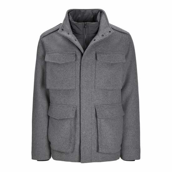 Jack And Jones Men's Alex Field Jacket Сиво Мел 