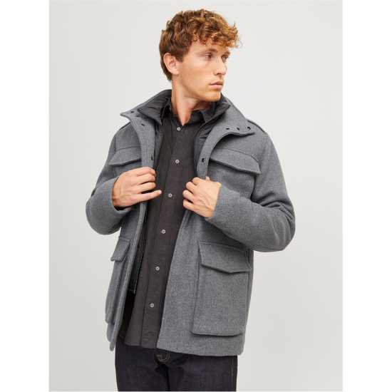 Jack And Jones Men's Alex Field Jacket Сиво Мел 