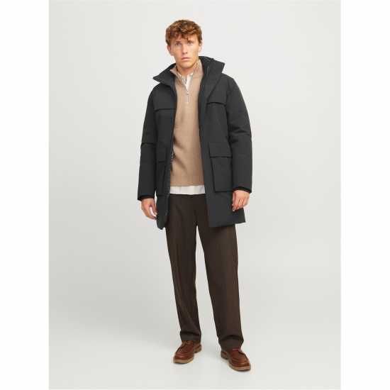 Jack And Jones Blawave Parka Черно Jack And Jones Blawave Parka Черно