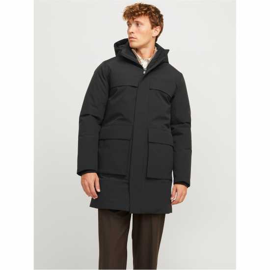Jack And Jones Blawave Parka Черно Jack And Jones Blawave Parka Черно