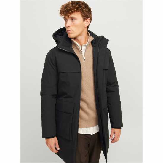 Jack And Jones Blawave Parka Черно Jack And Jones Blawave Parka Черно