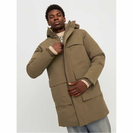 Jack And Jones Blawave Parka Морска костенурка 