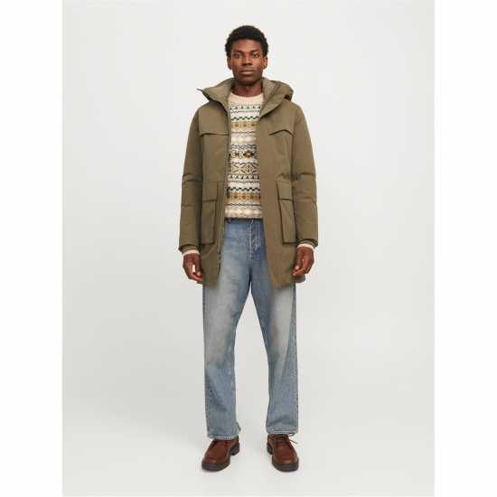 Jack And Jones Blawave Parka Морска костенурка 