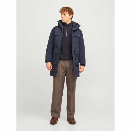 Jack And Jones Blawave Parka Тъмно морско синьо 
