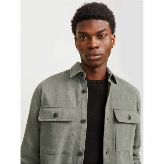 Jack And Jones Jj Overshirt Кипарис 
