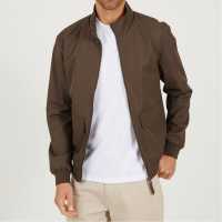 Brave Soul Пилотско Яке Mens Funnel Neck Bomber Jacket  