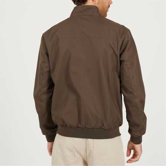 Brave Soul Пилотско Яке Mens Funnel Neck Bomber Jacket  