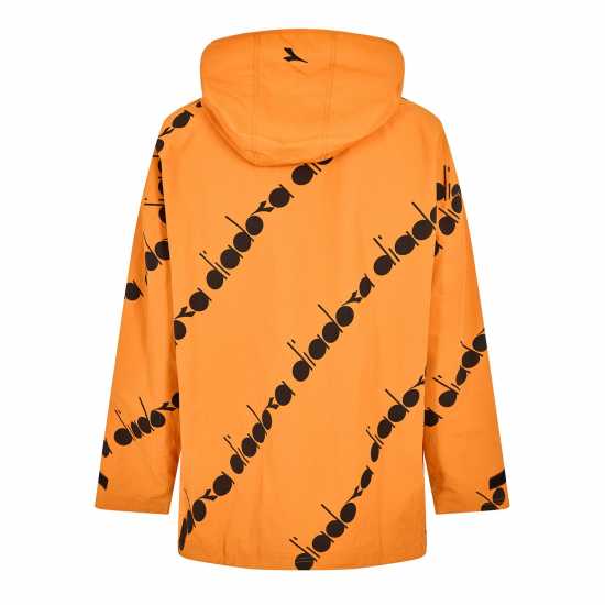 Diadora Мъжки Анорак Anorak Mens Orange/Blk 